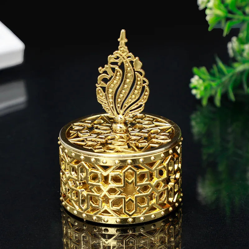 Electroplating Hollow Pagoda Candy Box Wedding Desktop Decoration Plastic Box Birthday Accompanying Gift Return Candy Box