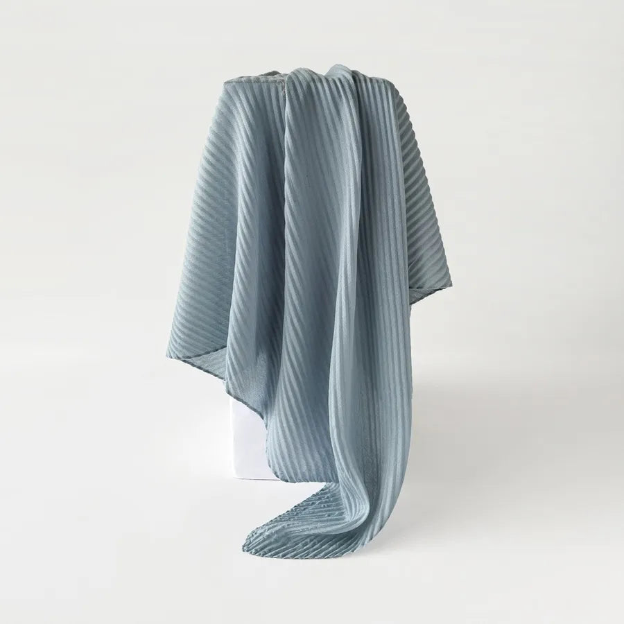 Women's Elegant Simple Style Solid Color Imitation cotton and linen Silk Scarf