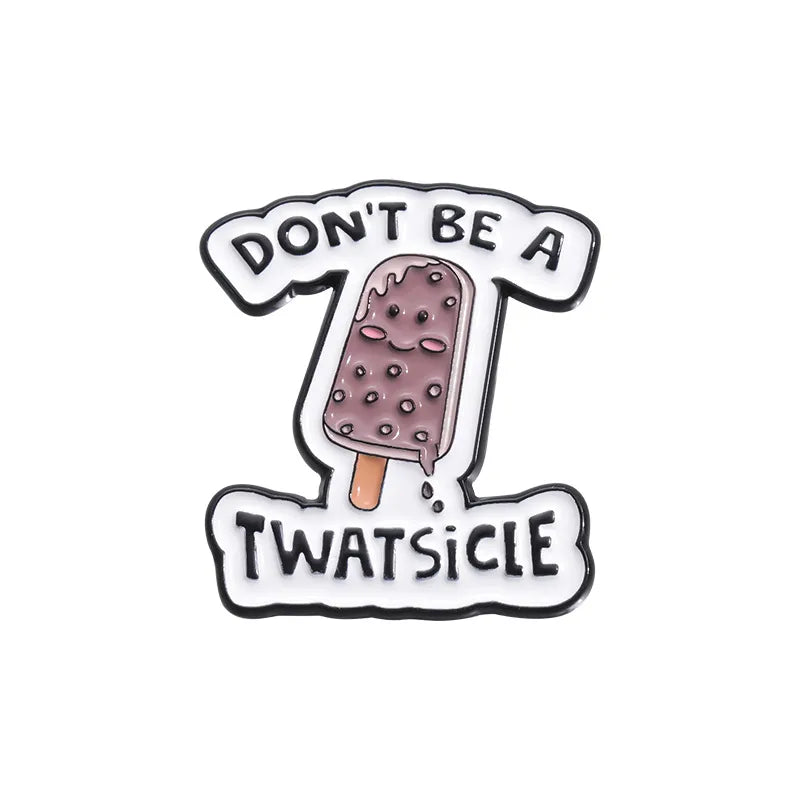 Cute Simple Style Pin Cactus Animal Letter Zinc alloy Stoving Varnish Plating Unisex Brooches