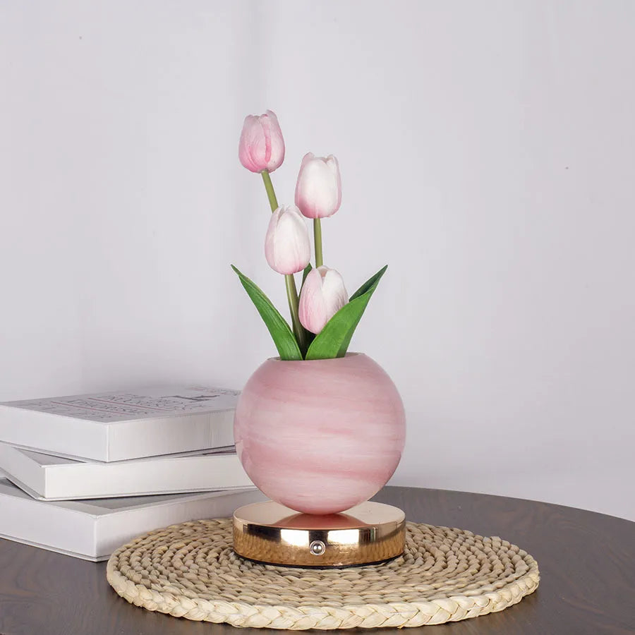 Romantic tulips Glass Lighting Accessories