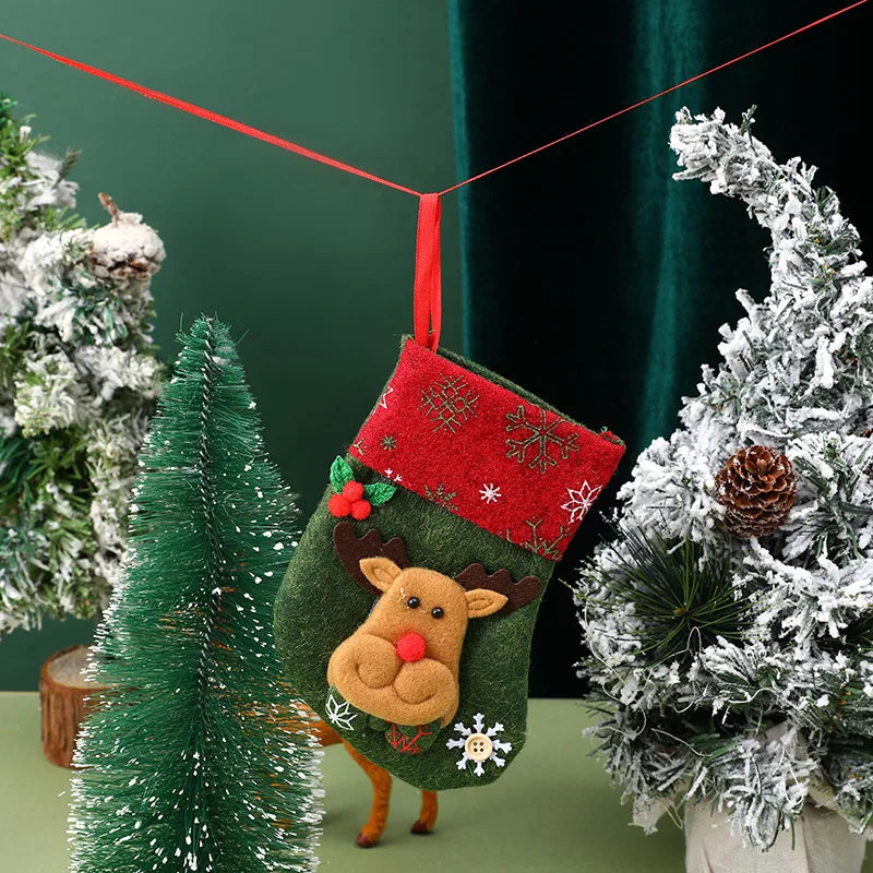 christmas cute santa claus snowman cloth party christmas socks