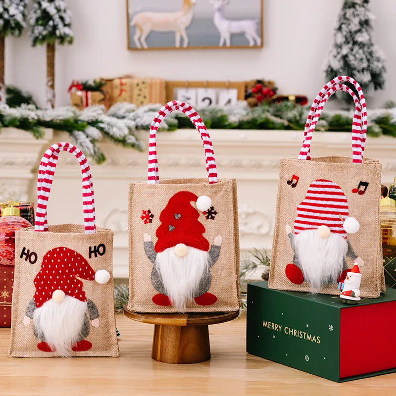 Christmas Retro Rudolf Nonwoven Polyester Party Gift Wrapping Supplies