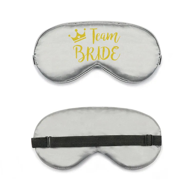 bride and bridesmaid artificial silk eye shield adjustable elastic wedding game bridesmaid gift
