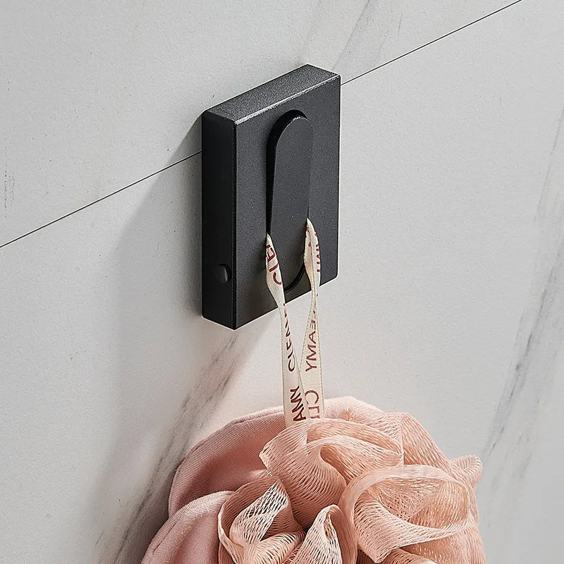 Invisible Hook Door Rear Fitting Room Entrance Coat Hook Wall Hanging Bathroom Clothes Hook Row Hook Punch-Free Folding