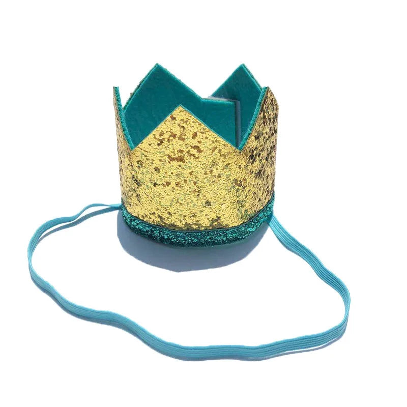 Cute Polyester Birthday Cartoon Printing pet saliva towel Pet Hat