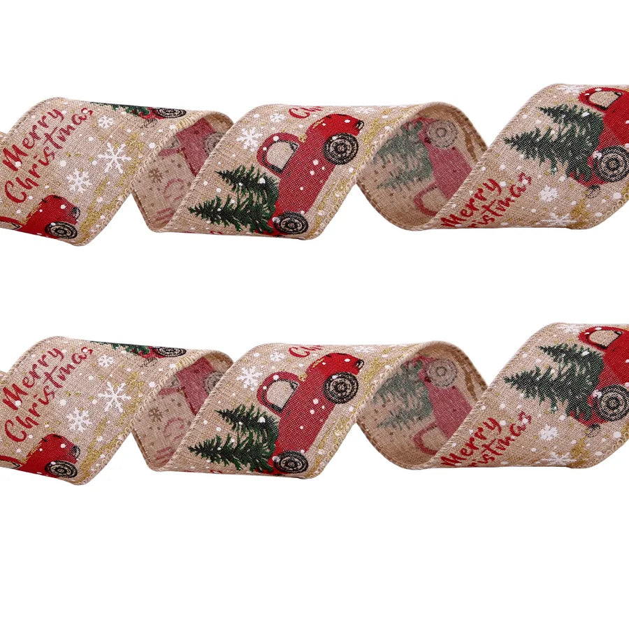 Christmas Casual Christmas Tree Car fine linen Party Decorative Props Gift Wrapping Supplies