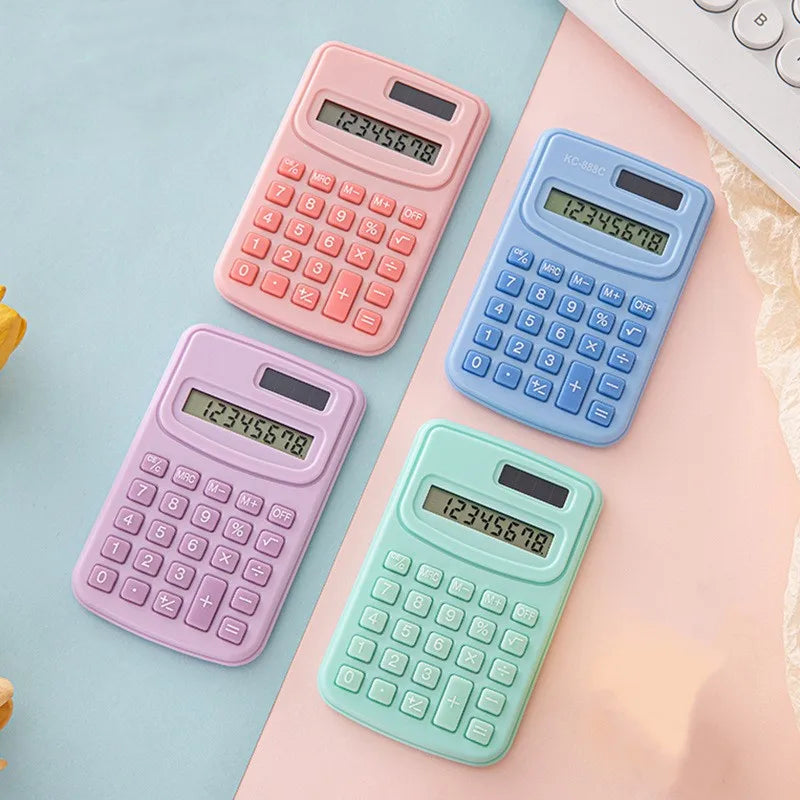 office calculator student good-looking mini calculator wholesale small portable solar computer