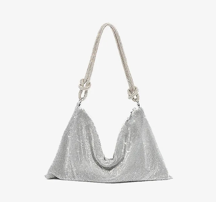 women's small polyester solid color classic style square zipper underarm bag