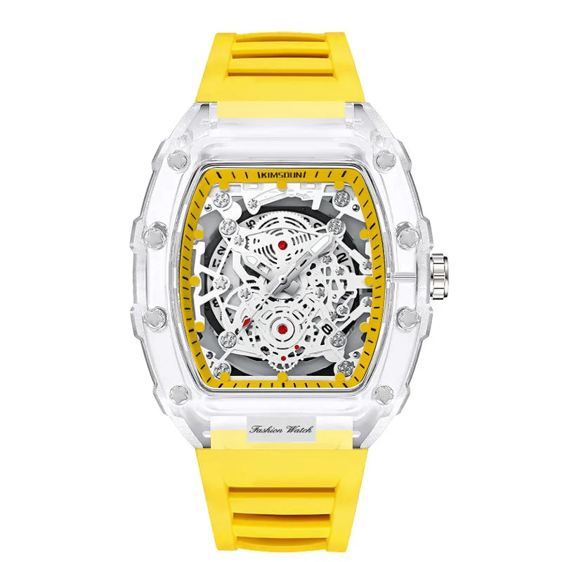 Simple Style Geometric Buckle Quartz Men's Watches