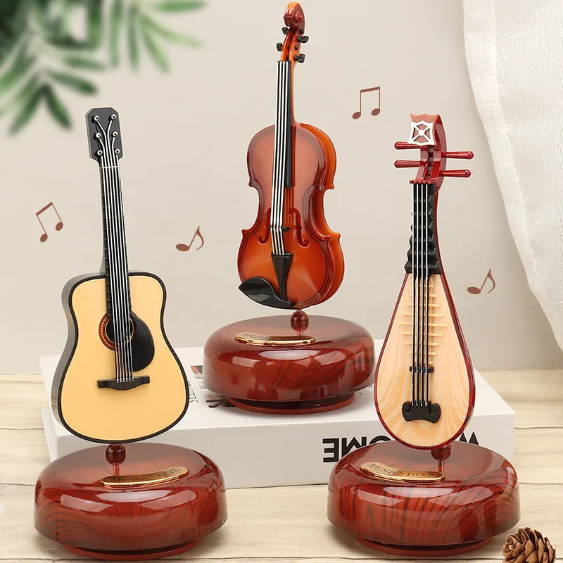 Music Box Color Block Plastic Toys