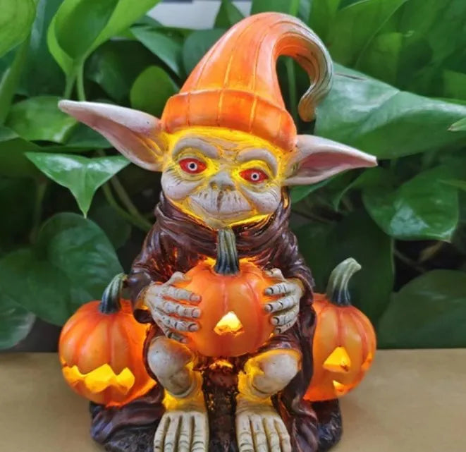 Halloween Cartoon Style Cute Funny Pumpkin Synthetic Resin Daily Festival Decorations Table Decoration Party Supplies