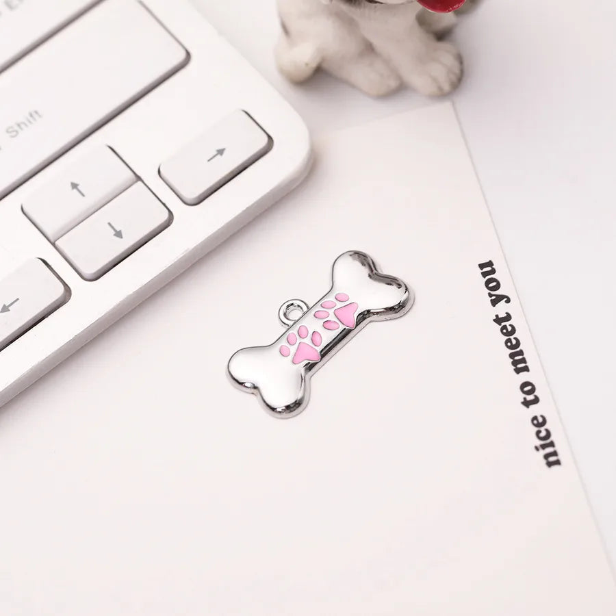 Basic Simple Style Metal Footprint Pet Accessories