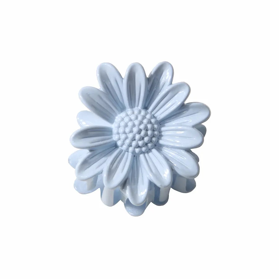 Women's Sweet Simple Style Flower Plastic Stoving Varnish Hair Claws