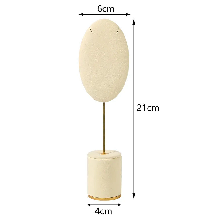 Creative combination jewelry rack metal White Suede jewelry rack ring necklace bracelet pendant shooting props
