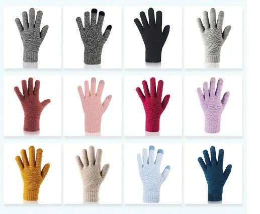 women's casual solid color gloves 1 pair