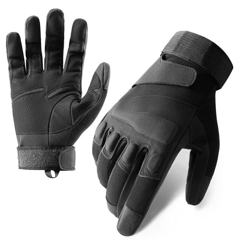 Tactical Gloves Men's Z192 Soft Shell Protective Pad Long Finger Touch Screen Fighting Non-slip Outdoor Military Fan Riding Gloves Men