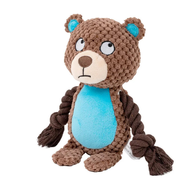 Sound Making Cotton Rope Toys