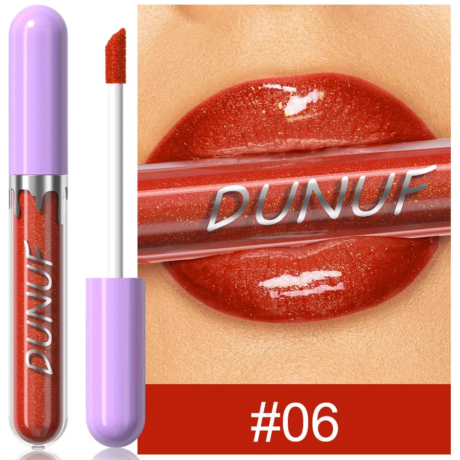 Casual Elegant Multicolor Liquid Lip Gloss