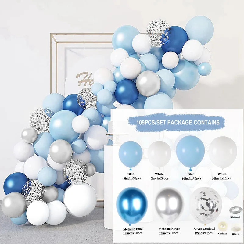 10 Series Birthday Party Decoration Balloon Suit Balloon Chain Arch Wedding Wedding Room Scene Arrangement