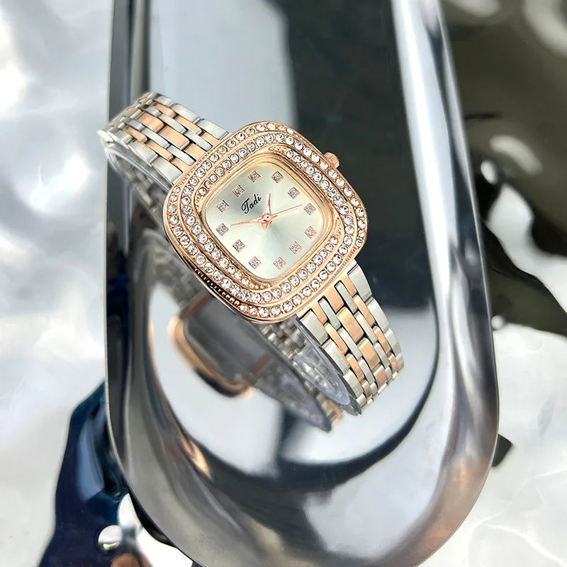 Simple Style Geometric Butterfly Double Snap Quartz Women's Watches