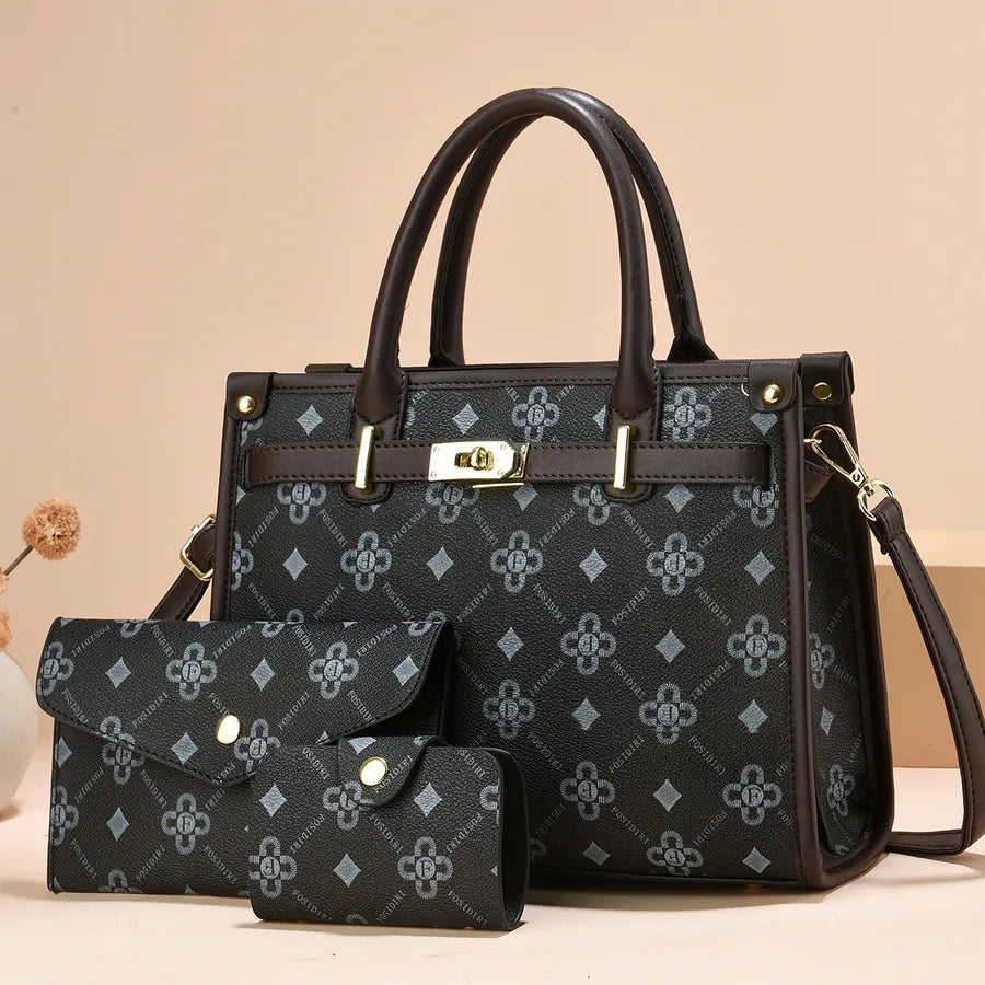 [Women's Bag Wholesale]  New Women's Bag Women's Large Capacity Handbag Middle-aged Mother Shoulder Crossbody Bag