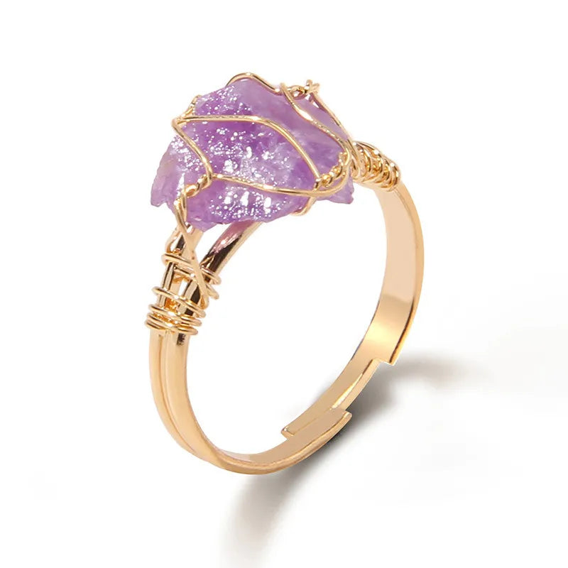 fashion irregular crystal rings 1 piece