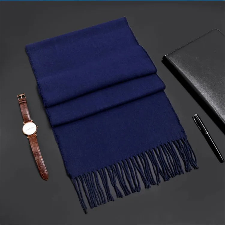 Network explosions men's high-end scarf imitation cashmere  youth leisure scarf gift scarf factory wholesale