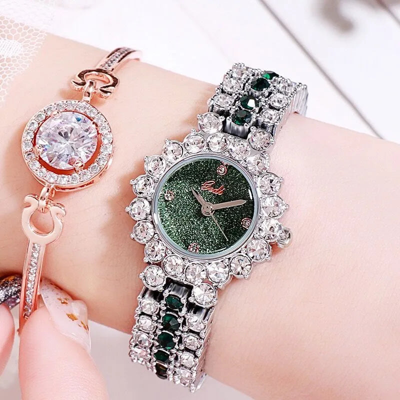 Elegant Streetwear Geometric Jewelry Buckle Quartz Watch Women's Watches