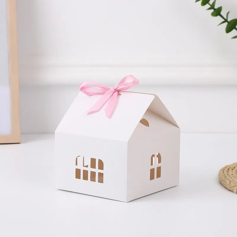 Creative Christmas Gingerbread House Gift Box Holiday Birthday Party Snack Cookie Packaging Box Festive airplane box