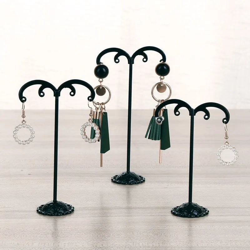 wrought iron earrings jewelry display stand three piece set  wholesale