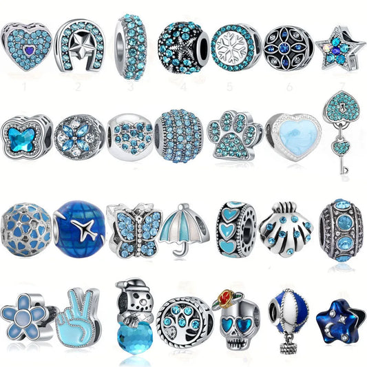 1 Piece 9*10mm Alloy Heart Shape Bow Knot Shell Beads