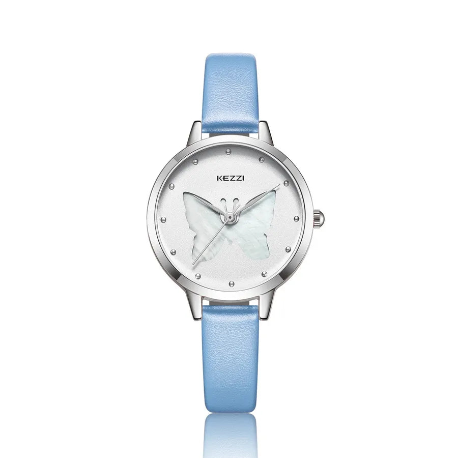 Casual Butterfly Buckle Quartz Watch Women's Watches