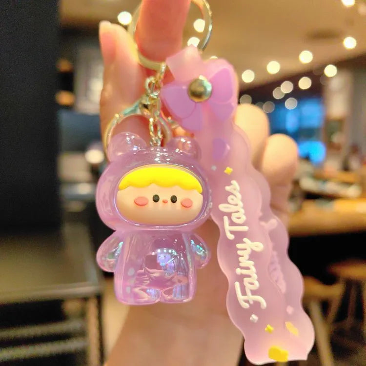 1 Piece Cute Cartoon Character Acrylic Unisex Bag Pendant Keychain