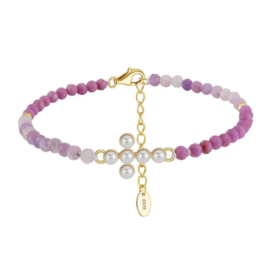 925 Sterling Silver Freshwater Pearl Bracelets Elegant