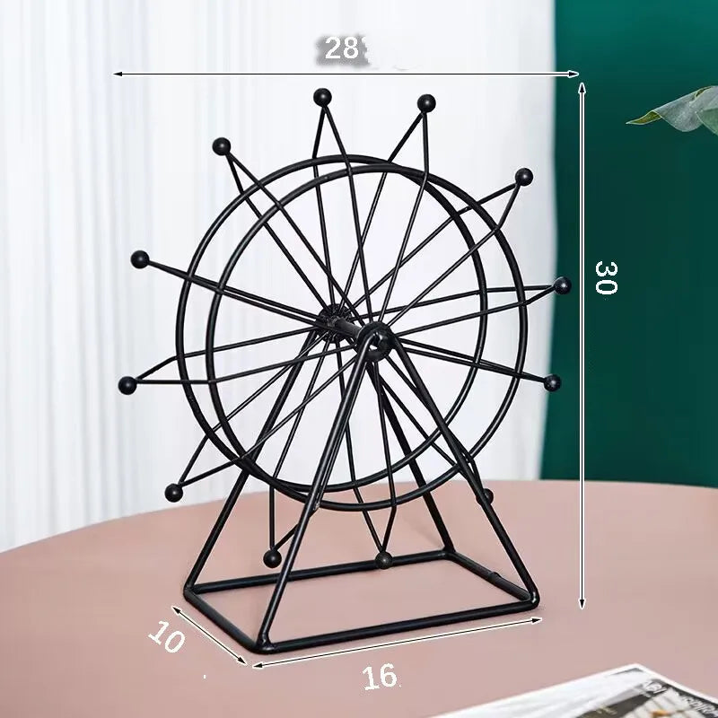 Simple Style Ferris Wheel Metal Iron Ornaments Artificial Decorations