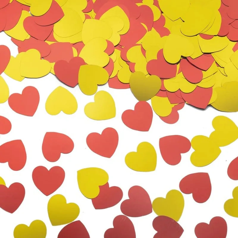 2.5cm heart-shaped love paper pieces Valentine's Day wedding venue hand-held throwing paper scraps transparent balloon filler