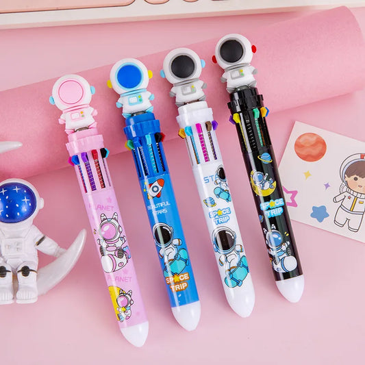 1 piece cartoon learning plastic cute ballpoint pen