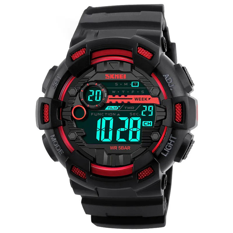 sports letter buckle electronic men's watches