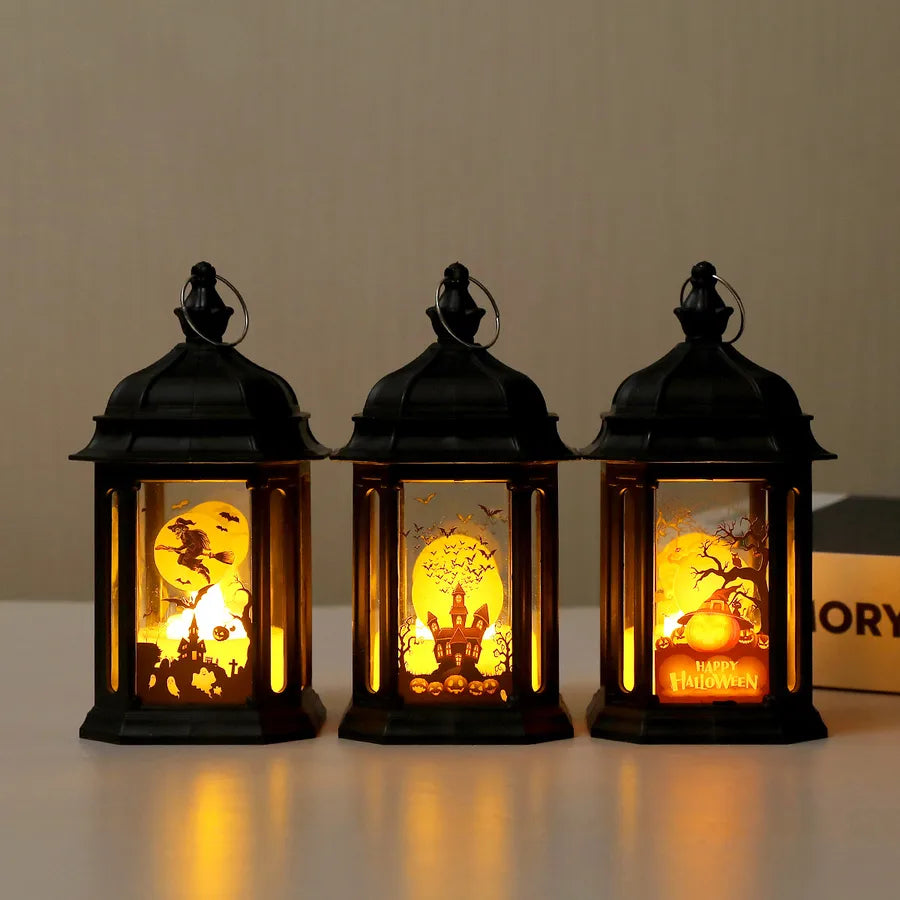 Halloween Decoration Lantern Atmosphere Decoration Props Plastic Classical Simplicity Style Holiday Theme Ornaments Accessories