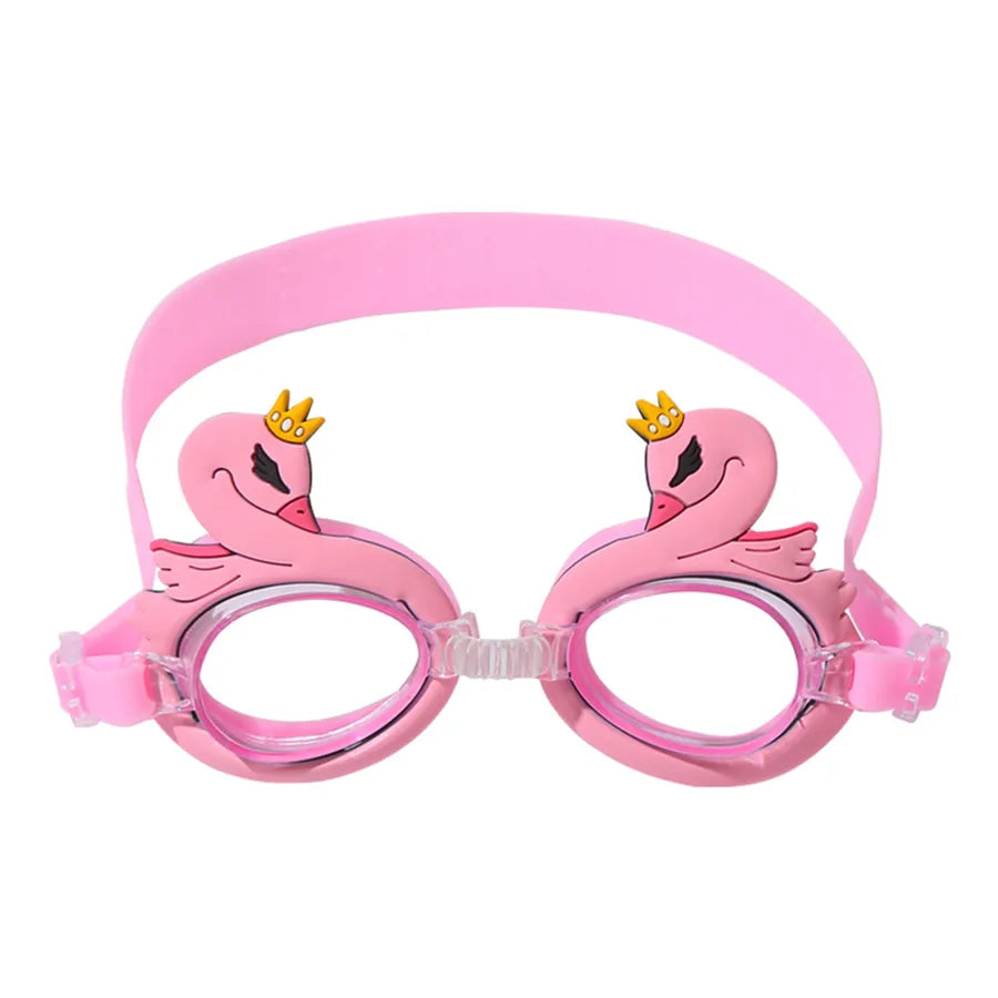 Cute Animal Cartoon Plastic Kid'S Swimming Goggles Glasses