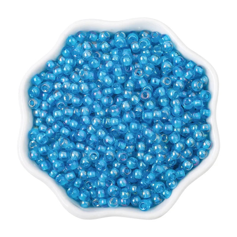1 Set Diameter 4mm Hole 1~1.9mm Glass Ball Beads