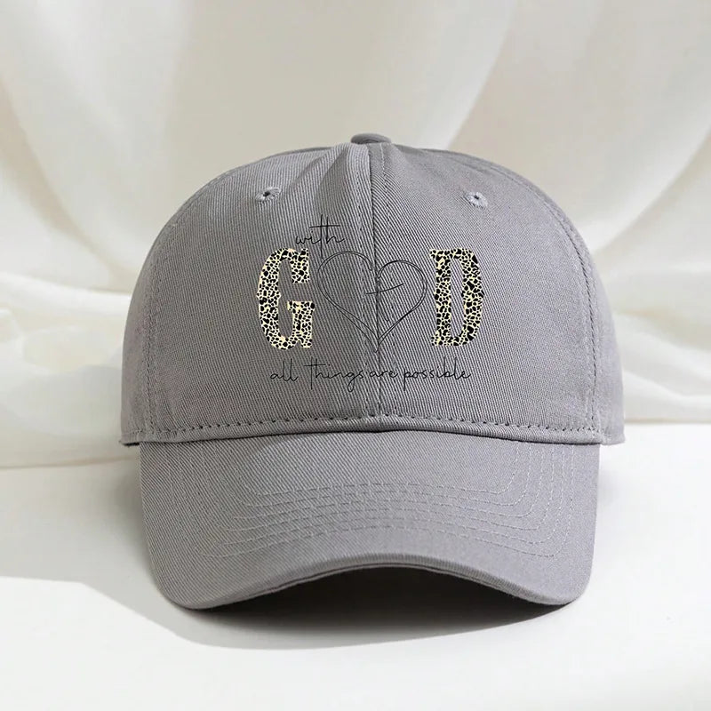 Women's Vacation Classic Style Letter Curved Eaves Baseball Cap