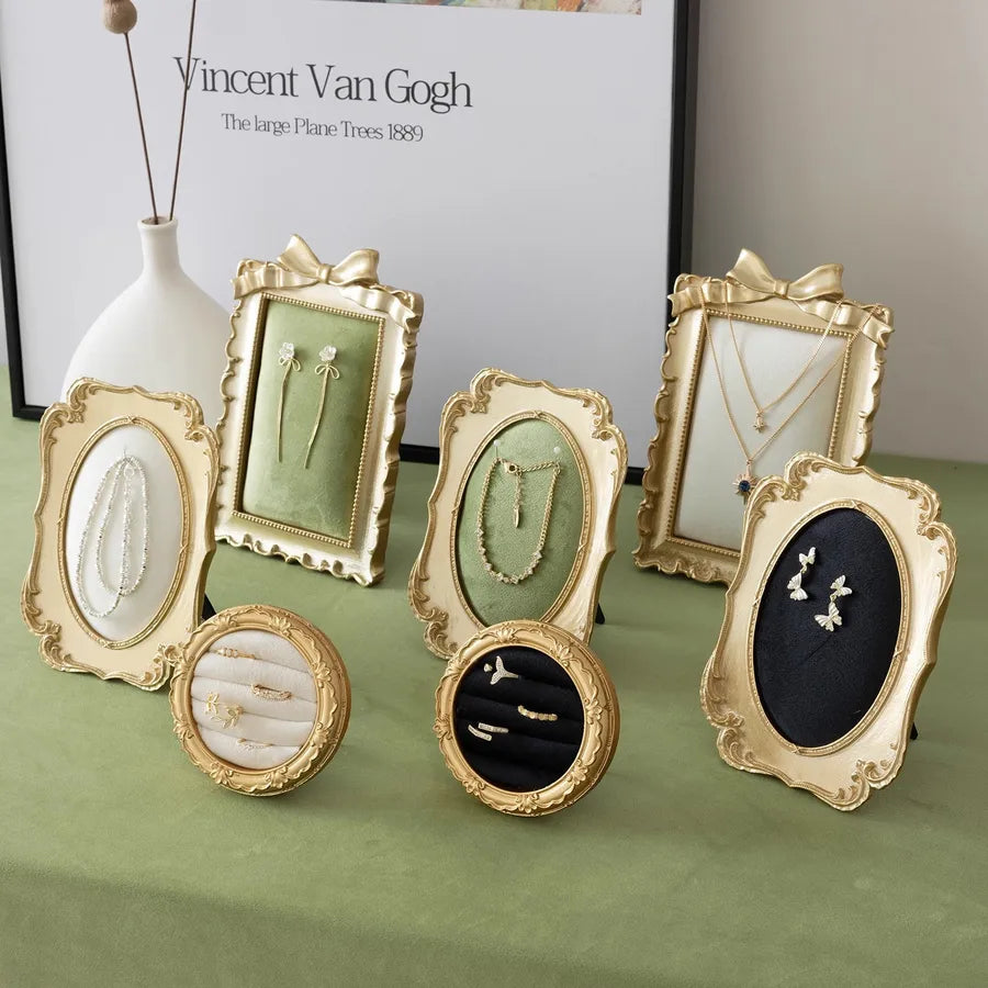 Retro Jewelry Display Stand Earring Ring Necklace Mounted Props Photographing Stall Jewelry Accessories Showcase Stand