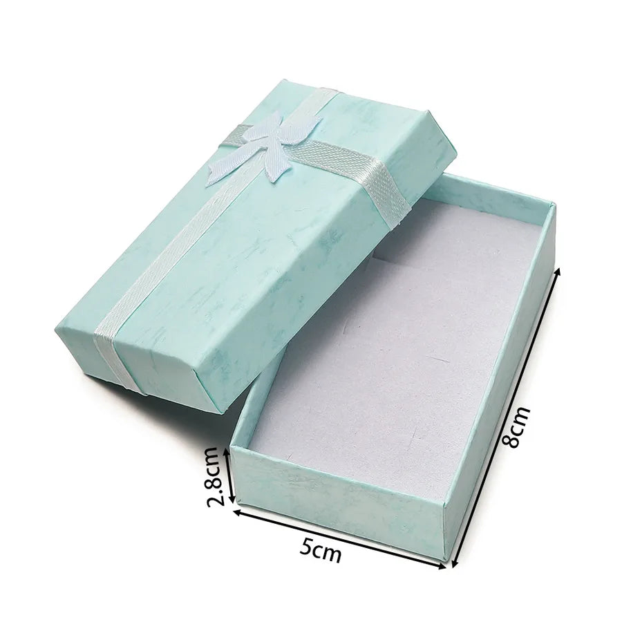1 Piece Paper Elegant Simple Style Daily Date Bow Knot Jewelry Boxes