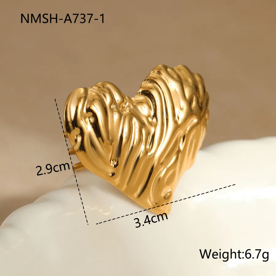 Wholesale Jewelry IG Style Elegant Glam Flower Butterfly Bow Knot 304 Stainless Steel Open Rings