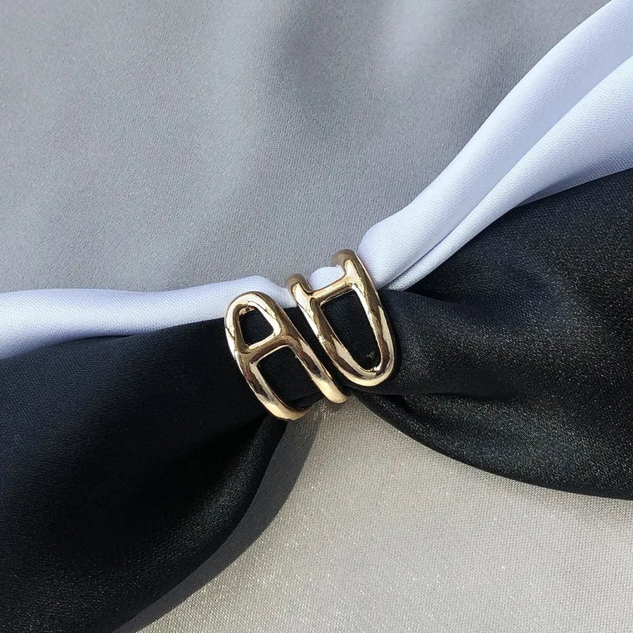 Sweet Flower Alloy Women's Scarf Ring