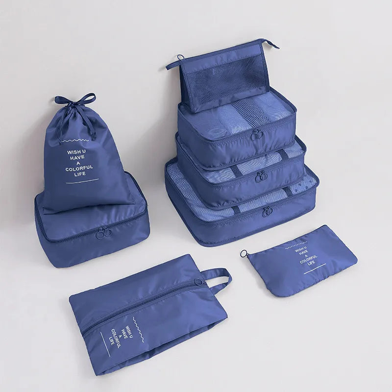 casual solid color cloth storage bag