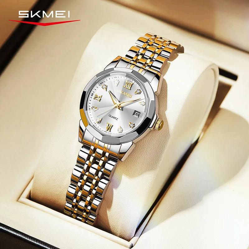 Business Geometric Butterfly Double Snap Quartz Women's Watches