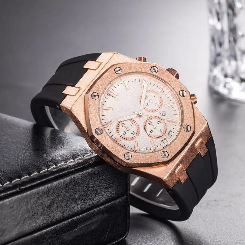 casual classic style geometric horseshoe buckle quartz women's watches