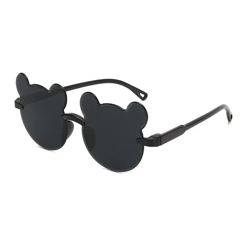 New Bear conjoined frame children's sunglasses gradient cute cartoon glasses color health eye protection sunglasses